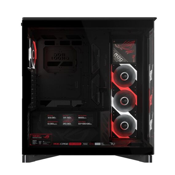 ASUS ROG CRONOX GR801 CURVE TG ARGB BLACK Midi Tower Schwarz, Farbe: Schwarz, 6 image