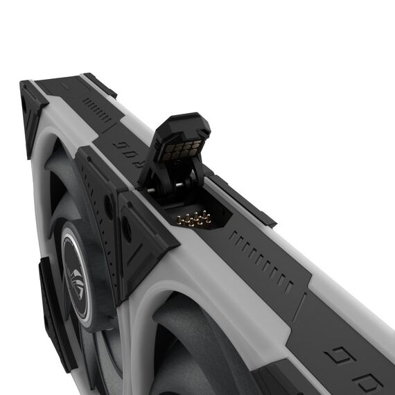 ASUS ROG Eurux GR120 ARGB Fan Single Pack Computergehäuse Ventilator 12 cm Schwarz 1 Stück(e), Farbe: Schwarz, 9 image