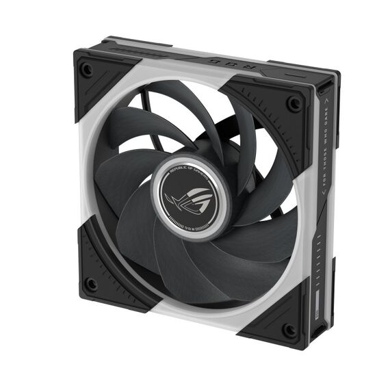 ASUS ROG Eurux GR120 ARGB Reverse Fan - Single Pack Computergehäuse Ventilator 12 cm Schwarz, Weiß 1 Stück(e), Farbe: Schwarz, Weiß, 4 image