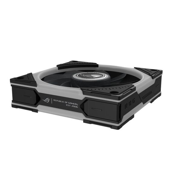 ASUS ROG Eurux GR120 ARGB Reverse Fan - Single Pack Computergehäuse Ventilator 12 cm Schwarz, Weiß 1 Stück(e), Farbe: Schwarz, Weiß, 5 image