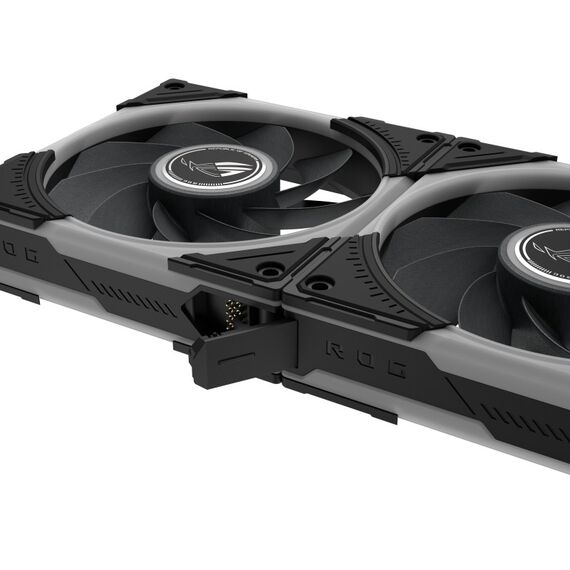 ASUS ROG Eurux GR120 ARGB Reverse Fan - Single Pack Computergehäuse Ventilator 12 cm Schwarz, Weiß 1 Stück(e), Farbe: Schwarz, Weiß, 9 image