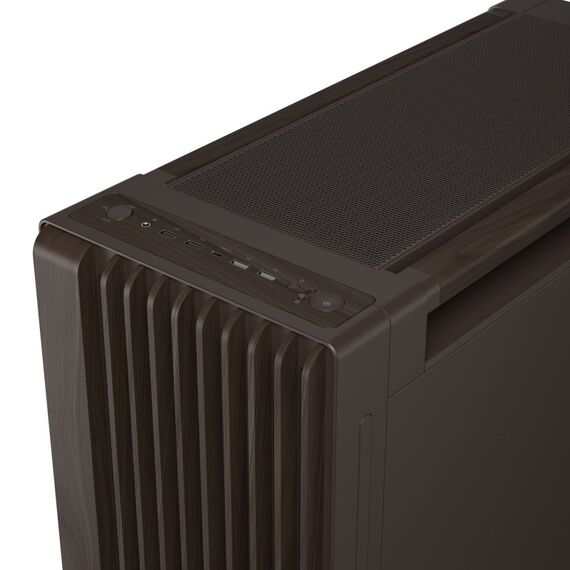 ASUS ProArt PA602 Wood Edition Retro Brown - Metal Panel Midi Tower Braun, 6 image