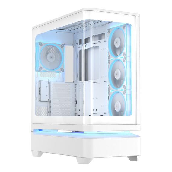 ASUS PRIME AP304 TG ARGB WHITE Weiß, Farbe: Weiß