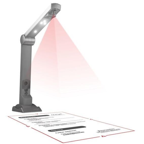 Kodak Alaris SceyeX A4 PRIMEflash Dokumentenkamera Grau, Silber CMOS USB 2.0