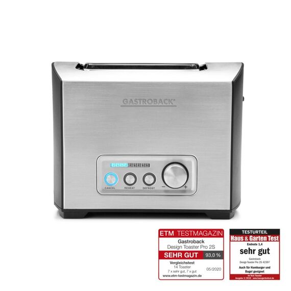 Gastroback Design Pro 2S 9 2 Scheibe(n) 950 W Schwarz, Edelstahl, 2 image