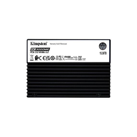 Kingston Technology 15,36TB DC3000ME U.2 PCIe 5.0 NVMe TCG Opal Enterprise SSD