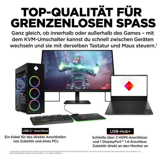 OMEN by HP 27 Zoll UHD 144 Hz Gaming-Monitor – OMEN 27k, 8 image
