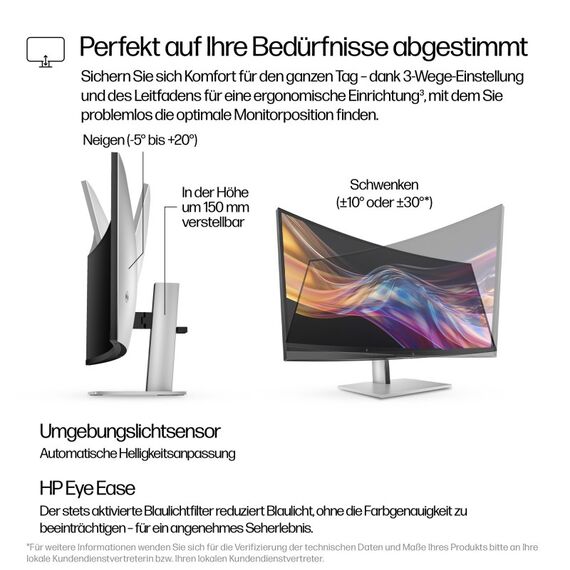 HP Series 7 Pro HP-Serie 7 Pro 37,5 Zoll WQHD+ Thunderbolt 4-Monitor – 738pu, 6 image