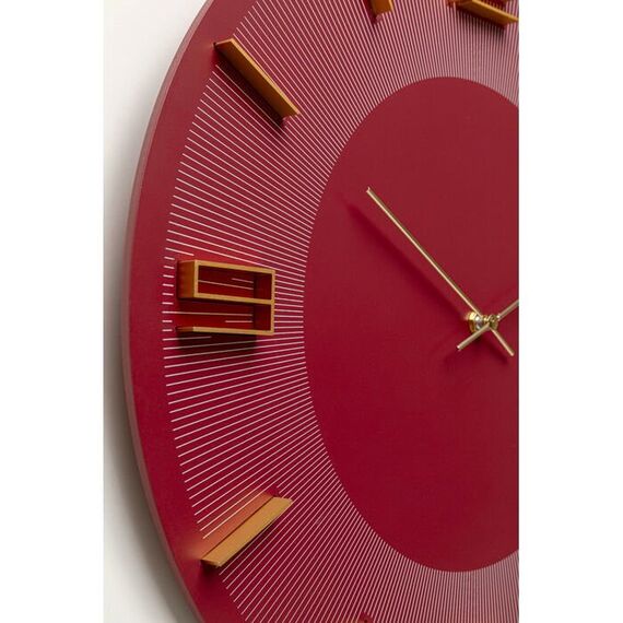 KARE Leonardo Quarzuhr Rund Rot, Gold, 5 image