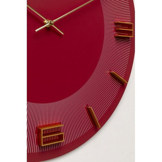 KARE Leonardo Quarzuhr Rund Rot, Gold, 6 image