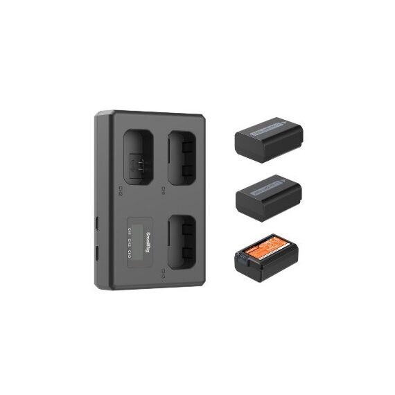 SmallRig Ladegeräte Akkuladegerät Batterie für Digitalkamera USB