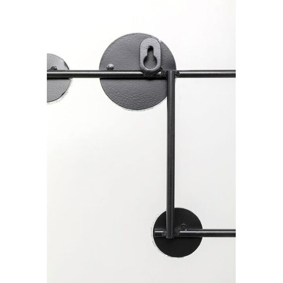 KARE Disco Balls Gaderobe Wand-montiert 6 Haken Schwarz, 5 image