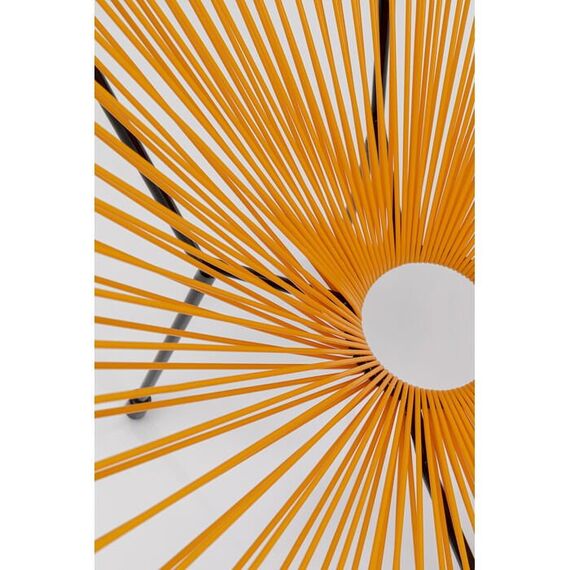 KARE Acapulco Gartenstuhl Netz-Sitz Netz-Rückenlehne Polyethylen, Stahl Orange, 6 image