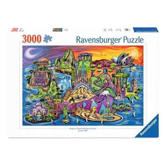Ravensburger 12001825 Puzzlespiel 3000 Stück(e) Welt