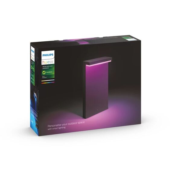 Philips Hue White and Color ambiance Nyro Outdoor Sockelleuchte schwarz, 5 image