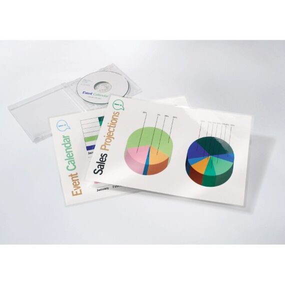 GBC Laminiertaschen f. Dokumente A4 2x75 Micron glänzend (25), 2 image