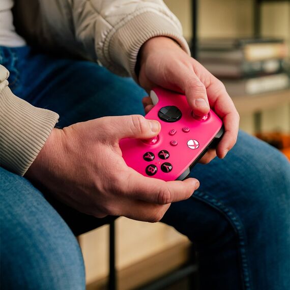 Microsoft Xbox Wireless Controller Pink, Weiß Bluetooth Gamepad Analog / Digital Xbox Series S, Android, Xbox Series X, iOS, PC, 6 image