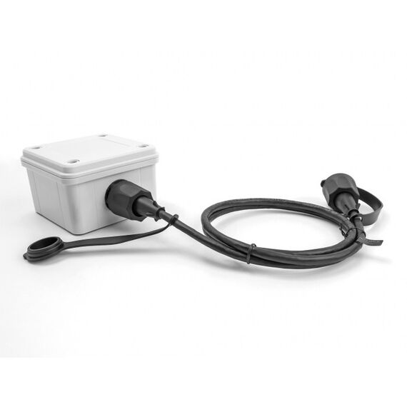 DeLOCK Netzwerkkabel RJ45 Stecker zu RJ45 Stecker Cat.6 STP mit Verschlusskappe Outdoor IP68 staub- und wasserdicht schwarz 3 m, Länge: 3 m, 2 image