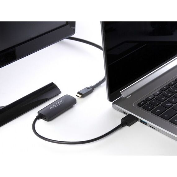 DeLOCK Adapter HDMI-A Stecker zu USB Type-C™ Buchse (DP Alt Mode) 8K