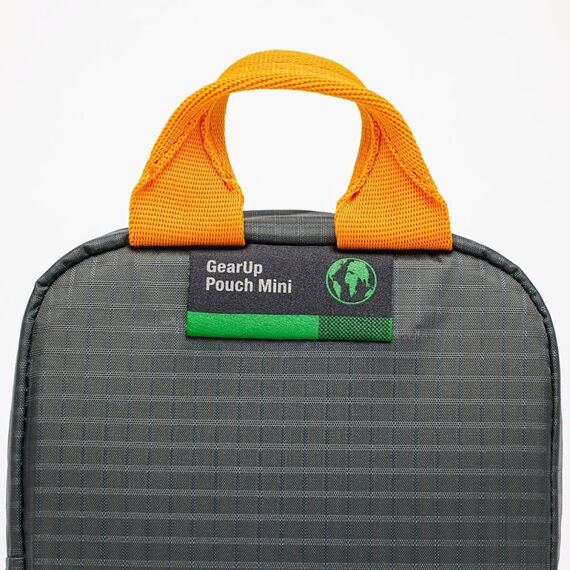 Lowepro GearUp Pouch Mini Geldbörse Nylon, Polyester, Ripstop Grau, Orange, 4 image