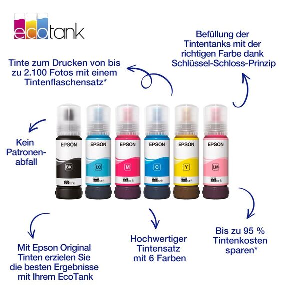 Epson 107 EcoTank-Tintenflasche in Gelb, 4 image