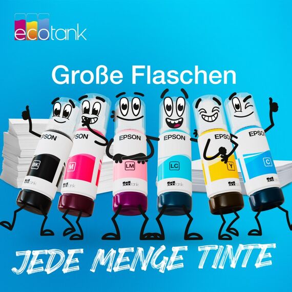 Epson 107 EcoTank-Tintenflasche in Gelb, 5 image