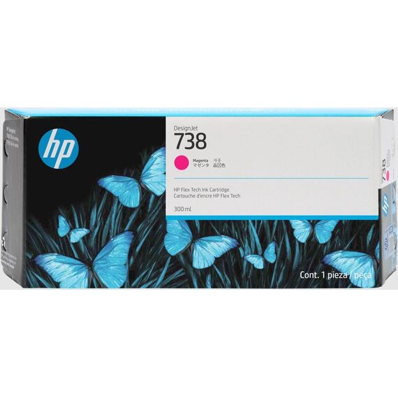 HP 738 DesignJet Druckerpatrone Magenta, 300 ml