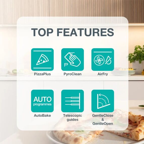 Gorenje GO66E PIZZA350C Einbau-Backofen, 9 image