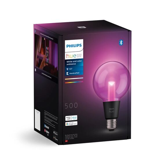Philips Hue White and Color ambiance G95 - Smarte Lampe E27, 2 image