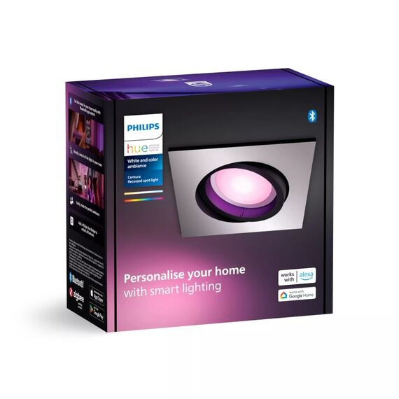 Philips Hue White and Color ambiance Centura Einbauspot, Farbe: Aluminium, 2 image
