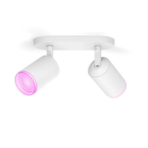 Philips Hue 929003810301 Smart Lighting Intelligenter Einbaustrahler Bluetooth 4,2 W, Farbe: Weiß