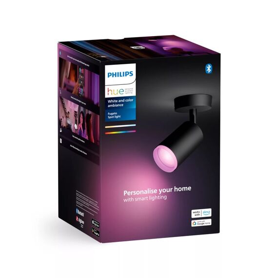 Philips Hue White and Color ambiance Fugato 1er-Spot, Farbe: Schwarz, 3 image