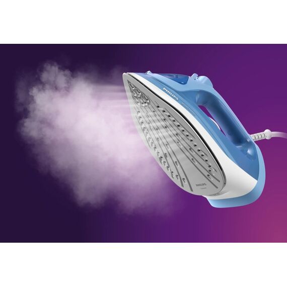 Philips 3000 series DST3020/21 Bügeleisen Dampfbügeleisen Keramik-Bügelsohle 2200 W Blau, 5 image