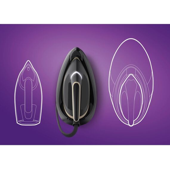 Philips PSG6064/81 Dampfbügelstation 2400 W 1,8 l SteamGlide Advanced Schwarz, Gold, 13 image