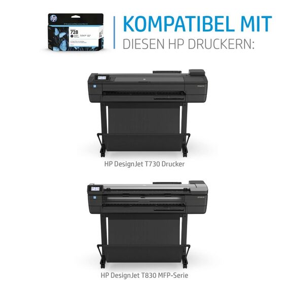 HP 728 Magenta DesignJet Druckerpatrone, 300 ml, 2 image