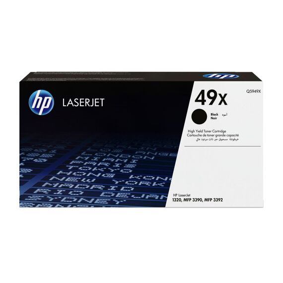 HP 49X Schwarz Original LaserJet Tonerkartusche mit hoher Reichweite
