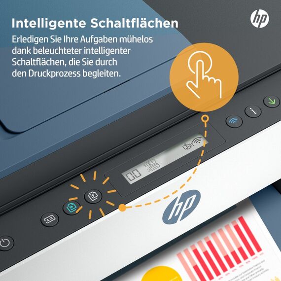 HP Smart Tank 7306 Wireless All-in-One Farbe Drucker, Beidseitiger Druck; Kopierer, Scanner, 6 image