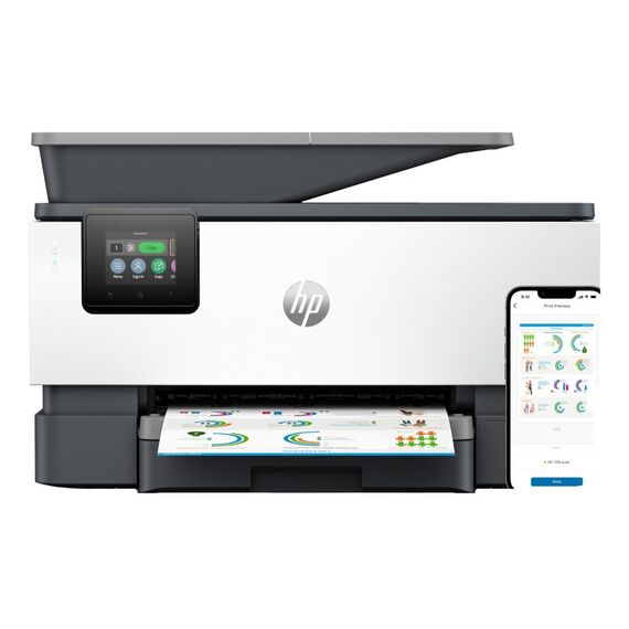 HP OfficeJet Pro 9120b Wireless All-in-One Farbe Drucker, Beidseitiger Druck; Kopierer, Scanner