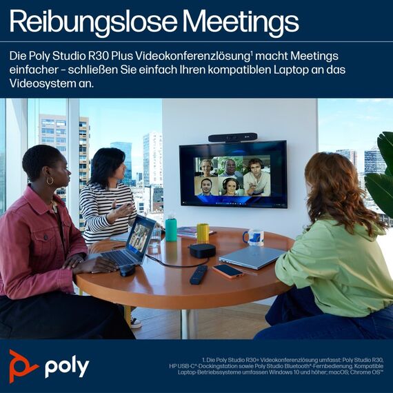 HP Poly Studio R30 USB-Videoleiste, 2 image