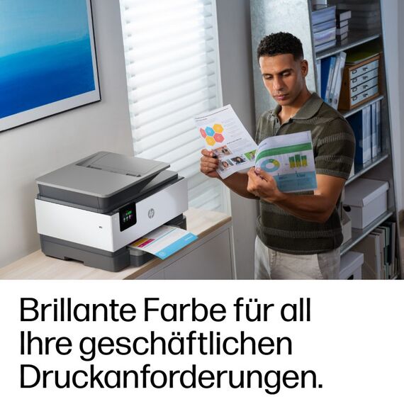 HP OfficeJet Pro 9132e Wireless All-in-One Farbe Drucker, Instant Ink; Beidseitiger Druck, 9 image