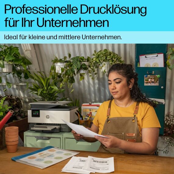 HP OfficeJet Pro 9125e Wireless All-in-One Farbe Drucker, Instant Ink; Beidseitiger Druck, 9 image