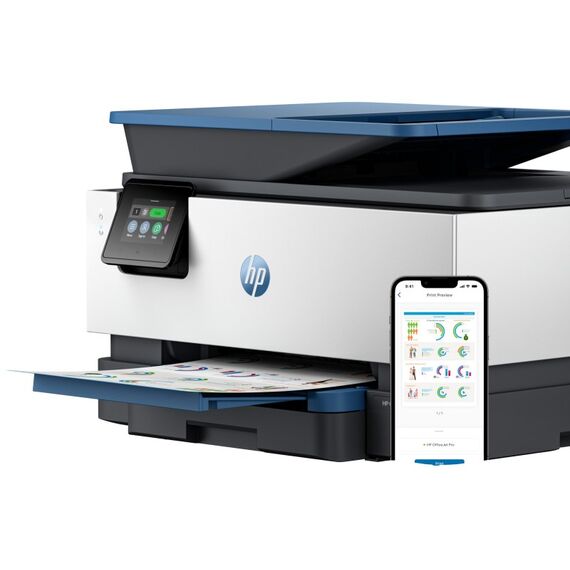HP OfficeJet Pro 9125e Wireless All-in-One Farbe Drucker, Instant Ink; Beidseitiger Druck, 10 image