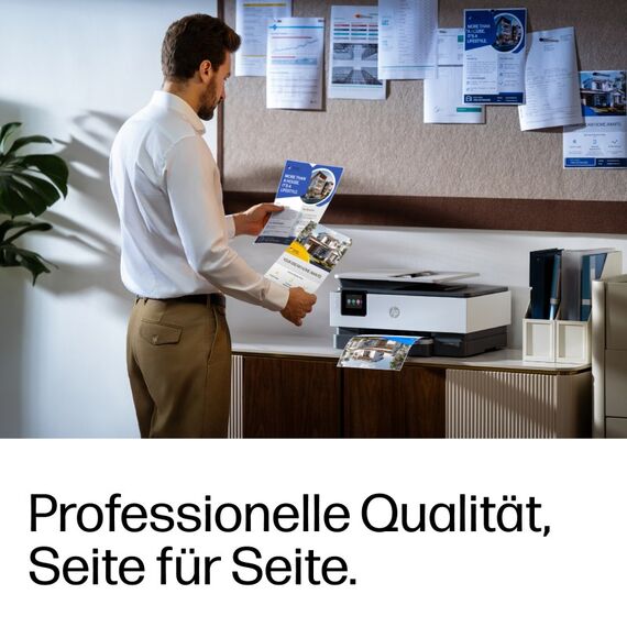 HP OfficeJet Pro 8125e Wireless All-in-One Farbe Drucker, Instant Ink; Beidseitiger Druck, 9 image