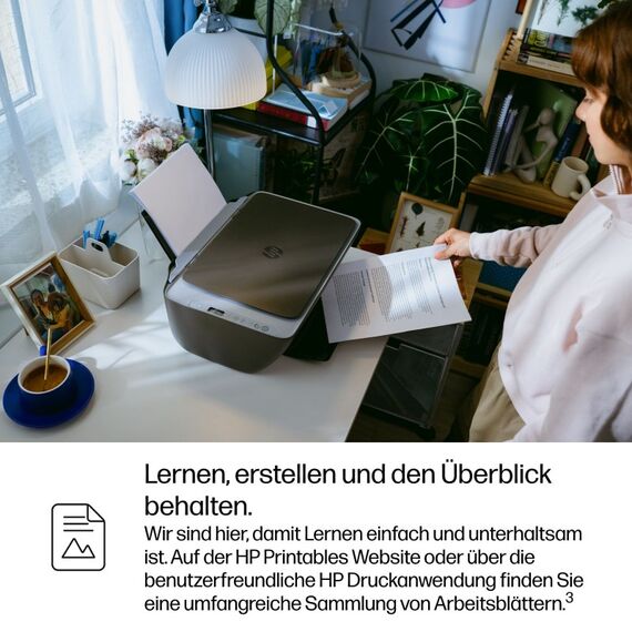 HP DeskJet 2921 Wireless All-in-One Farbe Drucker, Instant Ink, 14 image