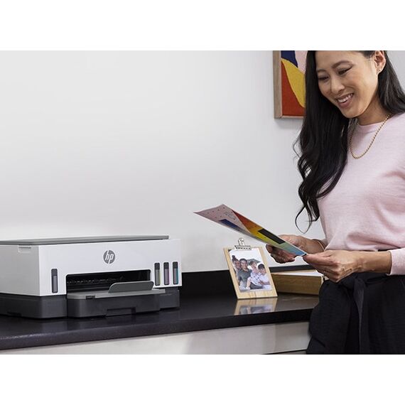 HP Smart Tank 7008 Wireless All-in-One Farbe Drucker, Up to 2 Years of ink included; Two-sided printing; Copier, Scanner, 7 image