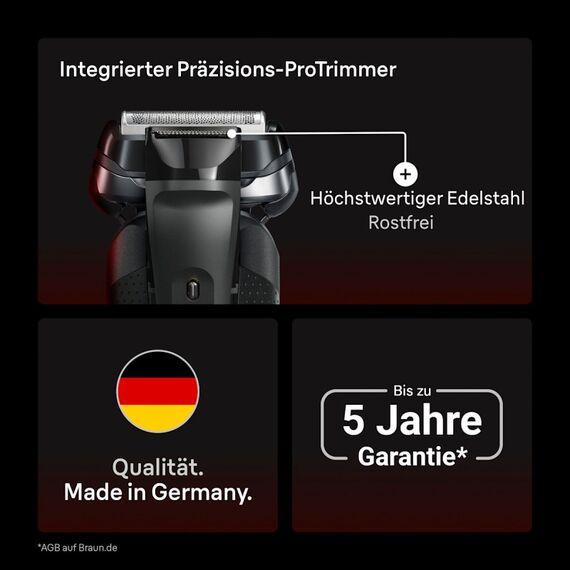 Braun Series 9 Sport 9110s Folienschaber Schwarz, 9 image