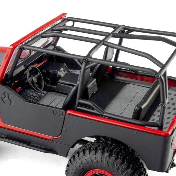 Axial R/C SCX30 Jeep CJ-7 GenRight 4X4 RTR ferngesteuerte (RC) modell Rock Crawler Elektromotor 1:30, 16 image