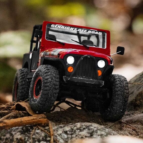 Axial R/C SCX30 Jeep CJ-7 GenRight 4X4 RTR ferngesteuerte (RC) modell Rock Crawler Elektromotor 1:30, 6 image