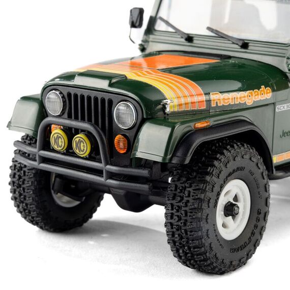 Axial R/C SCX30 Jeep CJ-7 GenRight 4X4 RTR ferngesteuerte (RC) modell Rock Crawler Elektromotor 1:30, 14 image