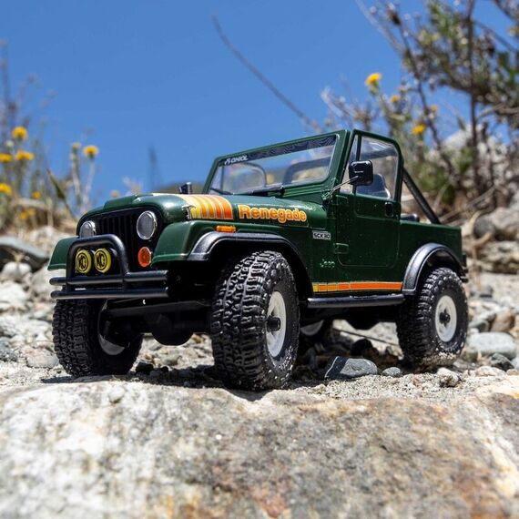 Axial R/C SCX30 Jeep CJ-7 GenRight 4X4 RTR ferngesteuerte (RC) modell Rock Crawler Elektromotor 1:30, 7 image